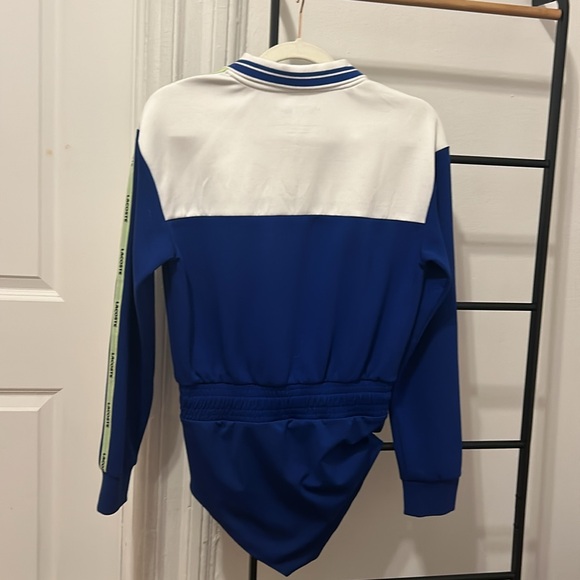 Lacoste Long Sleeve Sport Bodysuit with Drawstring and Snaps - Picture 5 of 5